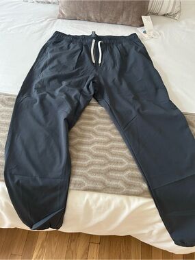 Vuori Navy Drawstring Jogger Pants